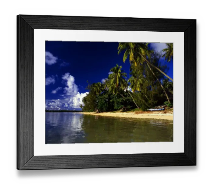 Framed Print : Tropical beauty. Tahiti Group. Morea Island Framed Print : Tropical beauty. Tahiti Group. Morea Island