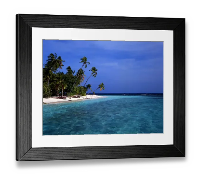 Framed Print : Tropical beauty. Maldives. Little Bandos