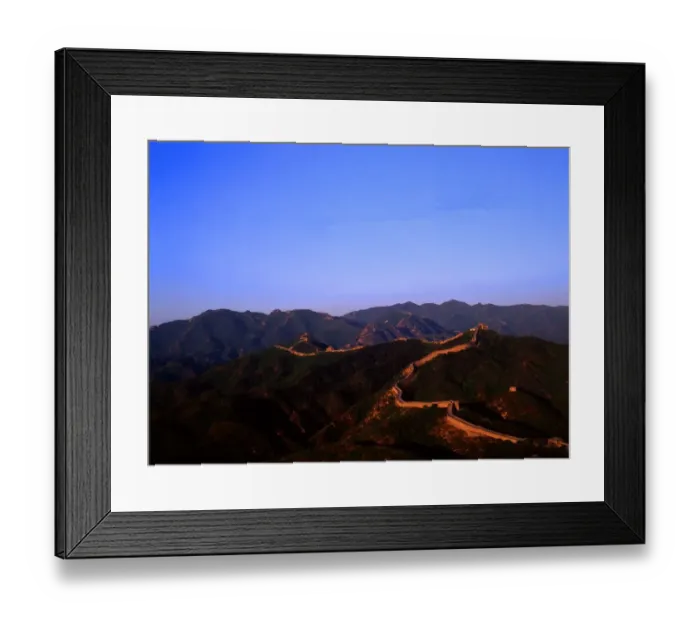 Framed Print : Great Wall of China