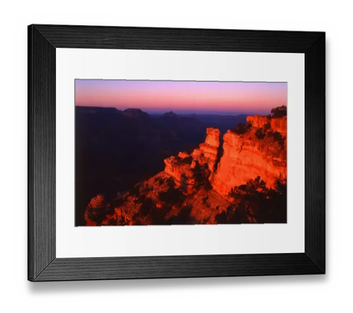 Framed Print : The Grand Canyon at sunset - United States of America Framed Print : The Grand Canyon at sunset - United States of America