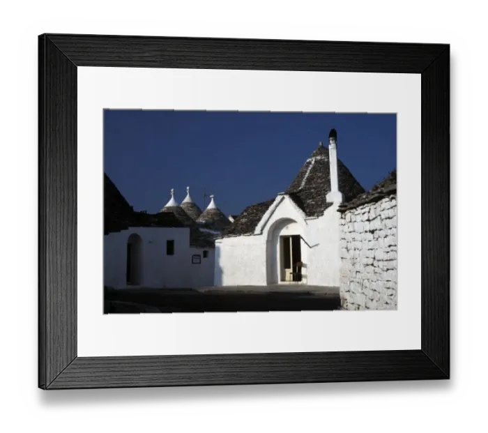 Framed Print : Italy Alberobello The conical roofs of the trulli in the town of Alberobello, Puglioa Framed Print : Italy Alberobello The conical roofs of the trulli in the town of Alberobello, Puglioa