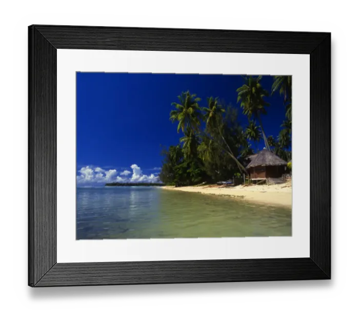 Framed Print : Beach on the island of Morea, off Tahiti Framed Print : Beach on the island of Morea, off Tahiti