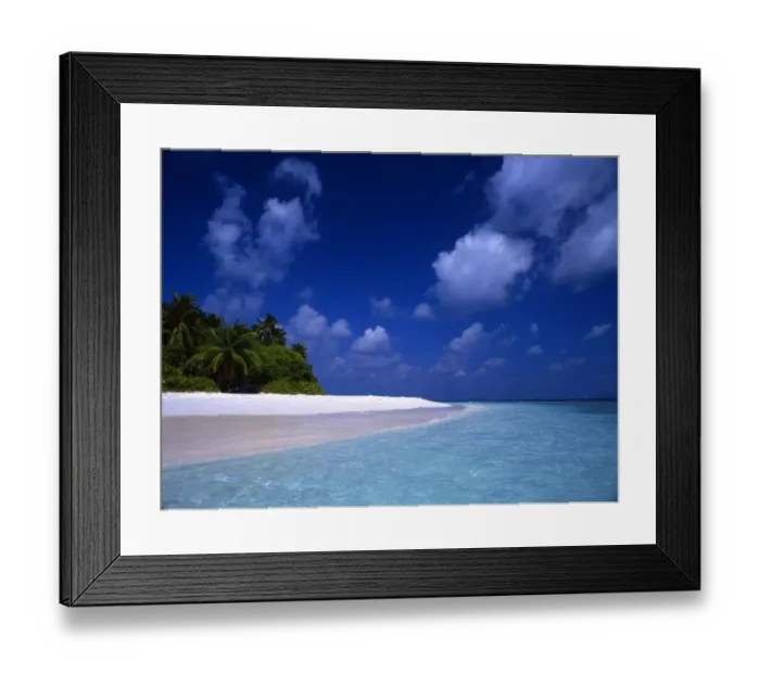 Framed Print : Beach on the island of Little Bandos, Maldives Framed Print : Beach on the island of Little Bandos, Maldives
