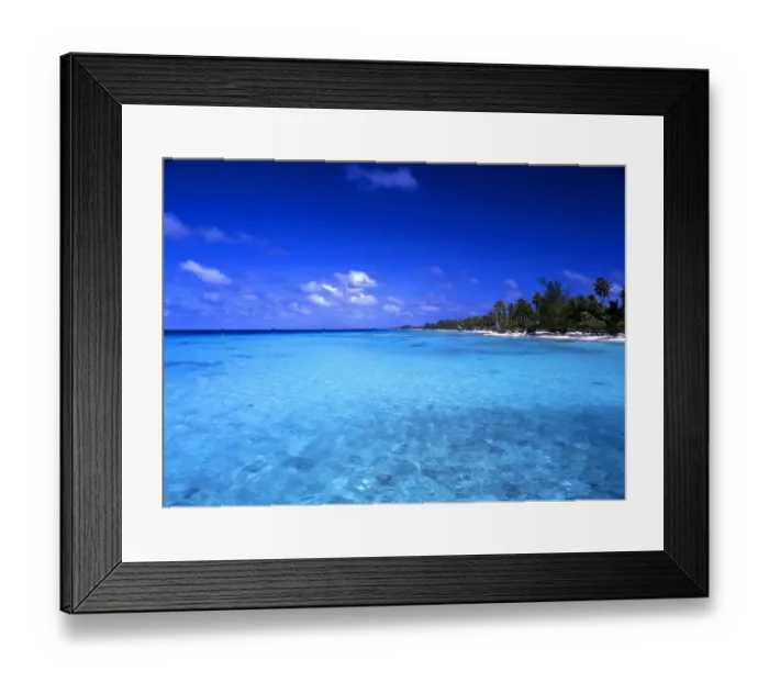 Framed Print : Tropical Islands - Morea Tahiti Framed Print : Tropical Islands - Morea Tahiti