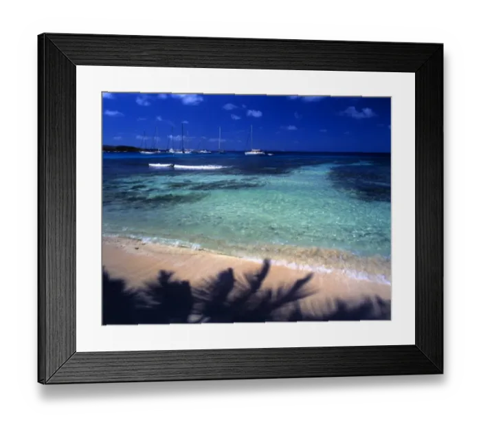 Framed Print : T4. 045 West Indies. Mustique Framed Print : T4. 045 West Indies. Mustique