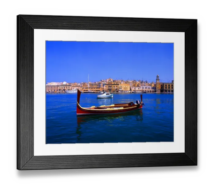 Framed Print : The port of Marsaxlokk, Malta