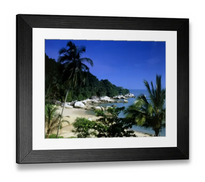 Framed Print : Tropical Islands Malaysia Penang Framed Print : Tropical Islands Malaysia Penang