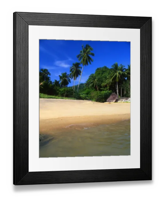 Framed Print : Beach on Penang, Malaysia