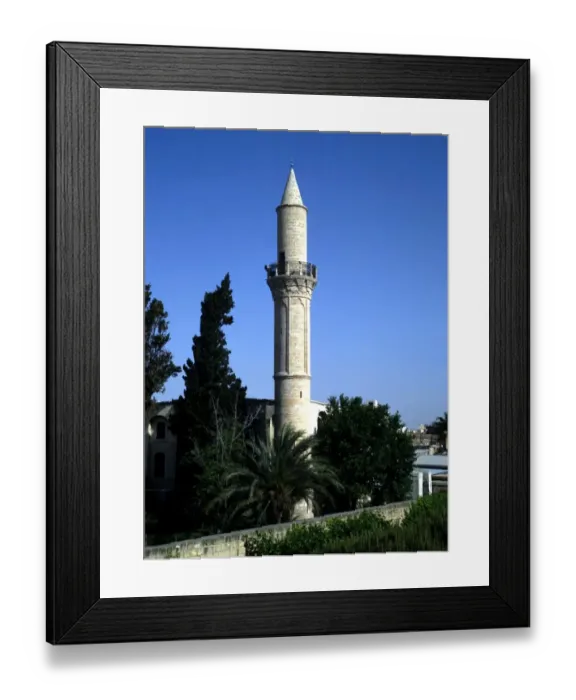 Framed Print : Cyprus. Larnaca. Turkish minaret