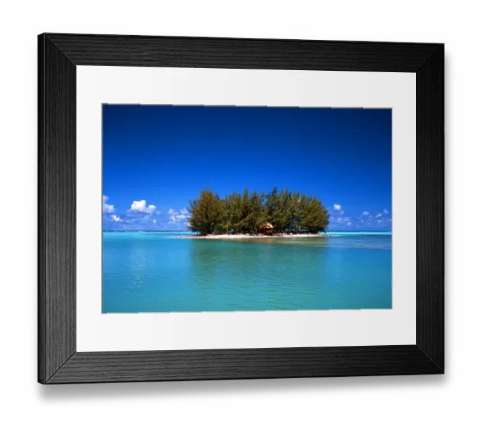 Framed Print : Small Island off Tahiti Morea Framed Print : Small Island off Tahiti Morea