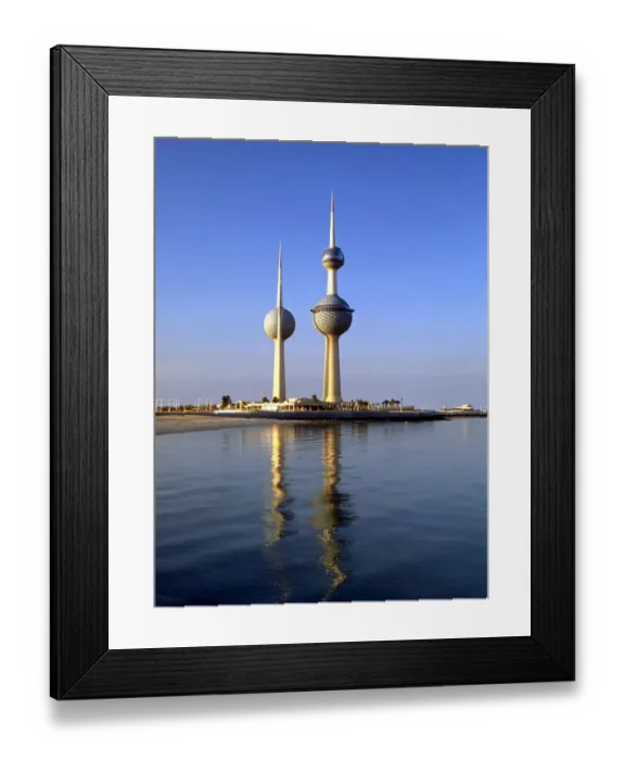 Framed Print : KUWAIT - The Kuwaiti Towers