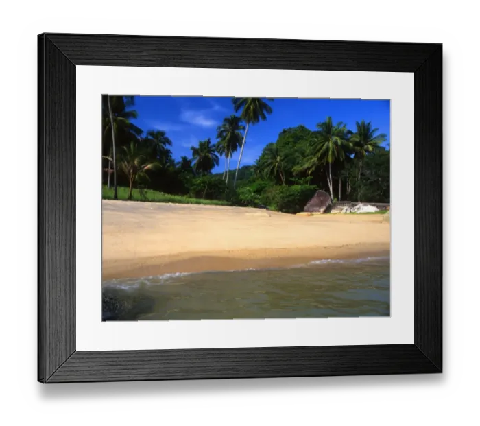 Framed Print : Beach on the island of Penang, Malaysia Framed Print : Beach on the island of Penang, Malaysia