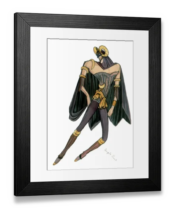 Framed Print : Atlantis. Temple Priest of Atlantis - Illustration from Island Sonata (written Framed Print : Atlantis. Temple Priest of Atlantis - Illustration from Island Sonata (written