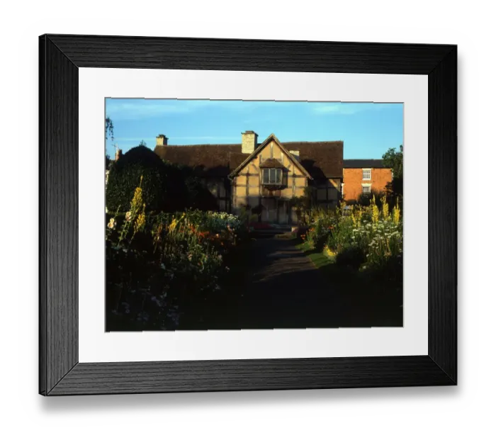 Framed Print : 178. Shakespeares birth-place, Stratford upon Avon, England Framed Print : 178. Shakespeares birth-place, Stratford upon Avon, England