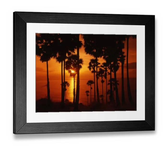 Framed Print : Tropical beauty. Thailand. Phuket. Sunset over the sea