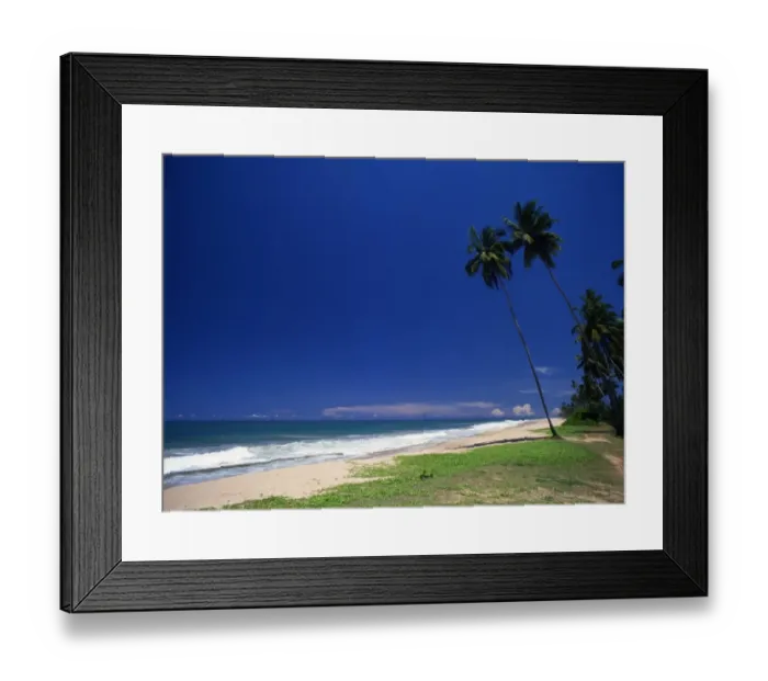Framed Print : T4. 44. Sri Lanka, Beach to the north of Galle Framed Print : T4. 44. Sri Lanka, Beach to the north of Galle