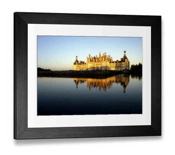 Framed Print : Chateau Chambord - Loire Valley. Created in the 16th century by Francois I, and one Framed Print : Chateau Chambord - Loire Valley. Created in the 16th century by Francois I, and one