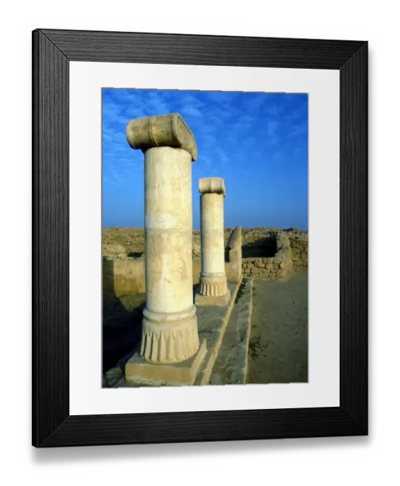 Framed Print : Greco-Roman remains on the island of Failaka, near Kuwait Framed Print : Greco-Roman remains on the island of Failaka, near Kuwait