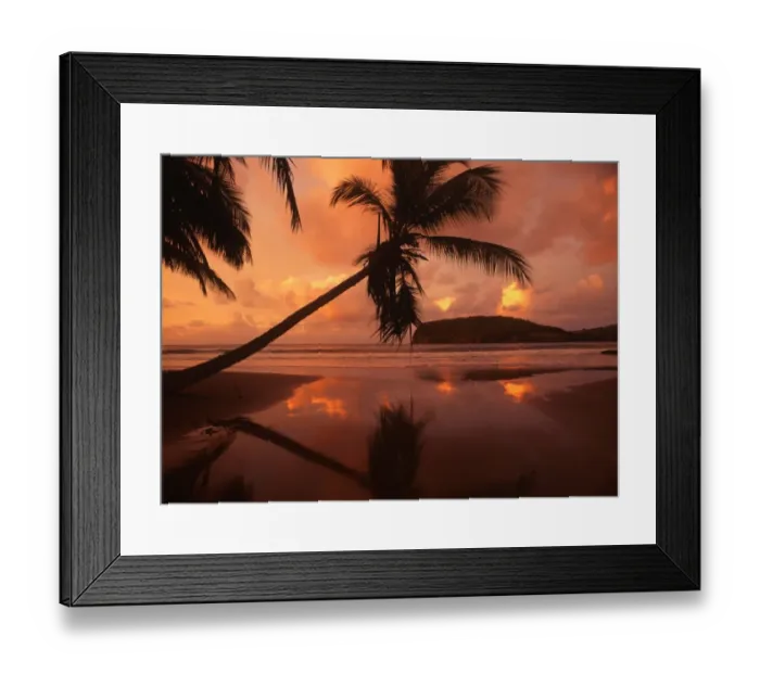 Framed Print : T4. 039. West Indies. Grenada. La Sagesse beach Framed Print : T4. 039. West Indies. Grenada. La Sagesse beach