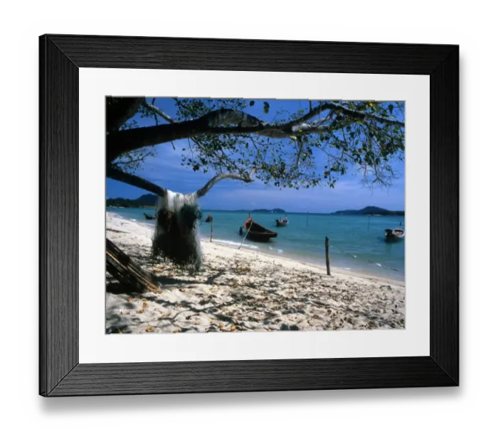 Framed Print : Phunket beach to South Near Cape Phromthen Framed Print : Phunket beach to South Near Cape Phromthen