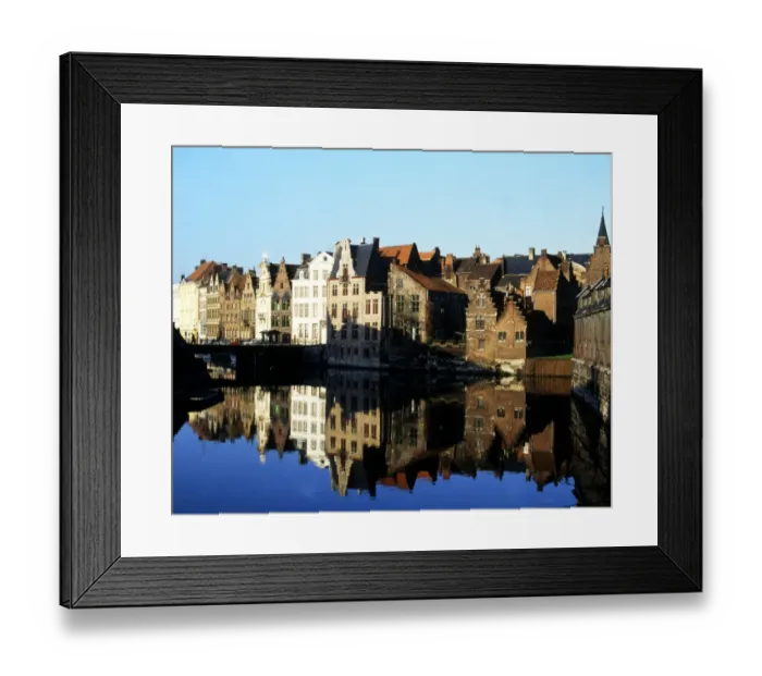 Framed Print : Koornlei, Ghent, Belgium ?2006 Charles Walker  /  TopFoto