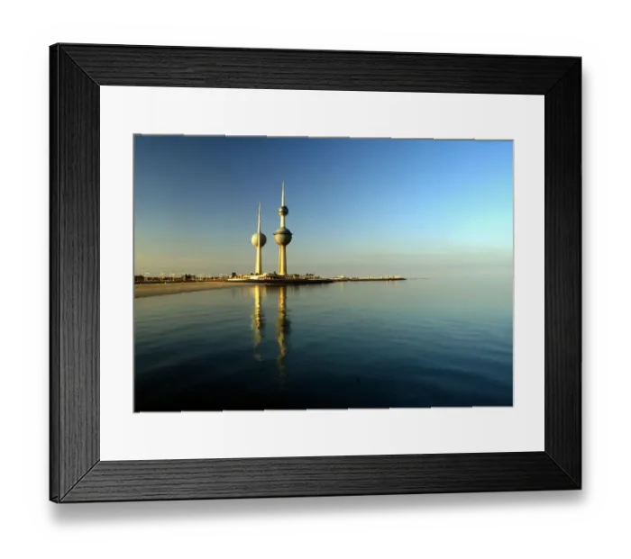 Framed Print : KUWAIT - The Kuwaiti Towers