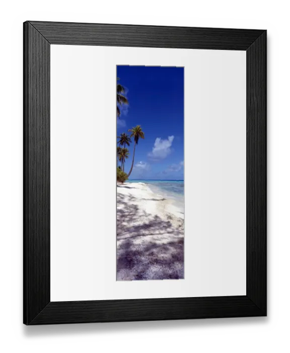 Framed Print : TROPICAL ISLANDS French Polynesia. Beach at Rangiroa Framed Print : TROPICAL ISLANDS French Polynesia. Beach at Rangiroa