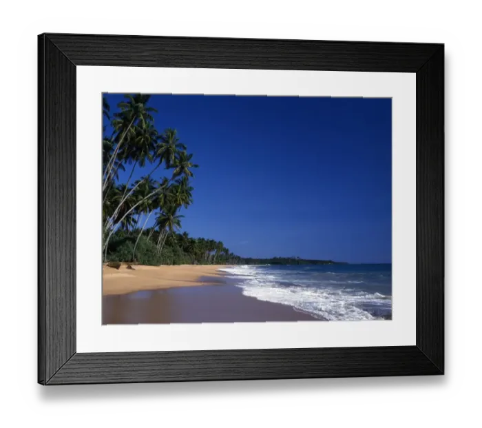 Framed Print : Tropical beauty. Sri Lanka. Kuskoda beach