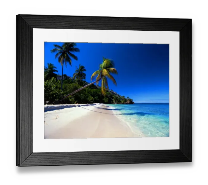 Framed Print : Tropical beauty. West Indies. Antigua. Galley Bay Framed Print : Tropical beauty. West Indies. Antigua. Galley Bay