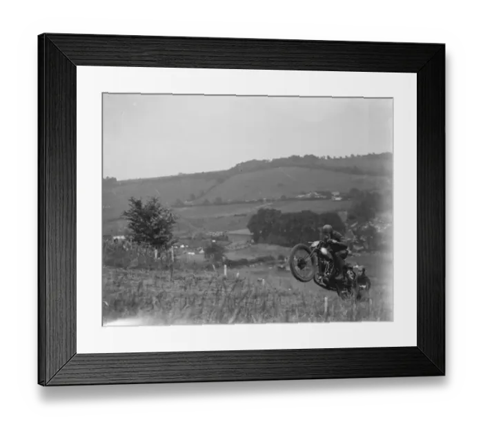Framed Print : Sidcup hill climb at Farningham. 1937 Framed Print : Sidcup hill climb at Farningham. 1937