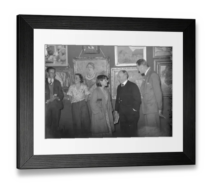 Framed Print : Lord Waring at Eltham Art Bazaar. 1934
