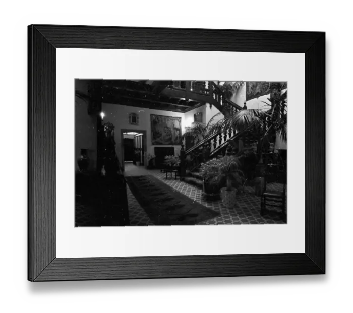 Framed Print : The hall interior of the Wheeler house in Farningham, Kent. 1936 Framed Print : The hall interior of the Wheeler house in Farningham, Kent. 1936