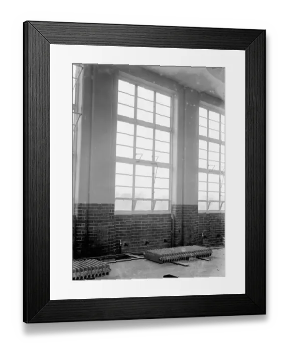 Framed Print : Orpington Central School window. 1936 Framed Print : Orpington Central School window. 1936