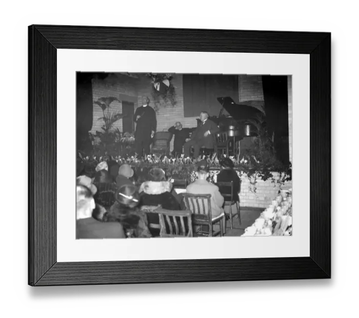 Framed Print : Bishop of Rochester opens St Johns Hall, Kent. 1934 Framed Print : Bishop of Rochester opens St Johns Hall, Kent. 1934