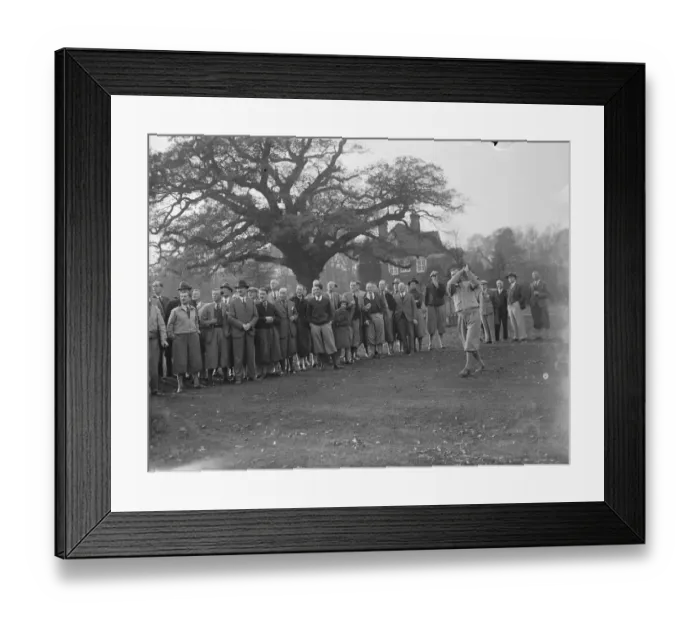 Framed Print : Oxford versus Cambridge golf beat at Sidcup. 1936 Framed Print : Oxford versus Cambridge golf beat at Sidcup. 1936