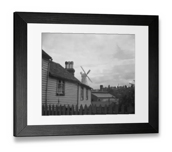 Framed Print : The Old Windmill in Cranbrook, Kent. 1938 Framed Print : The Old Windmill in Cranbrook, Kent. 1938