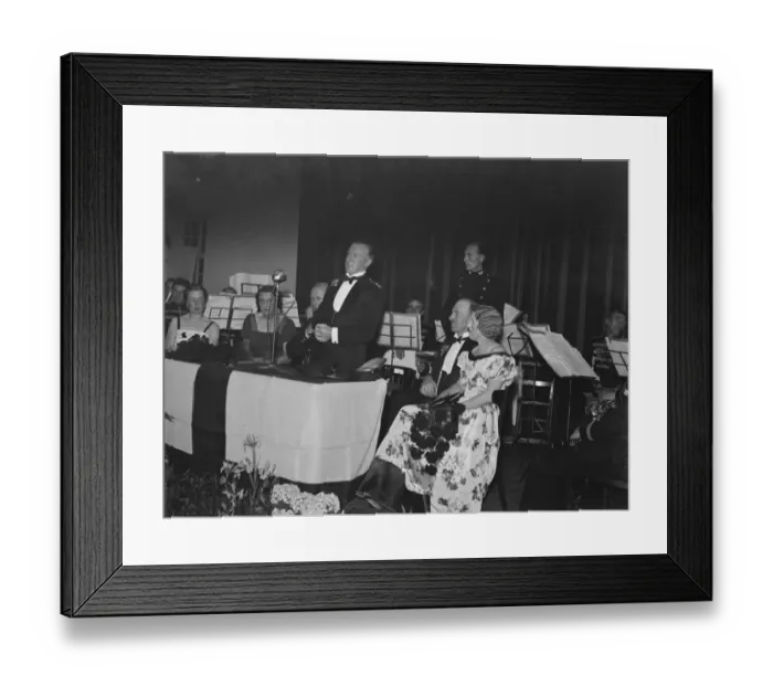 Framed Print : Major Sir Frederick Alfred Pile opens a new drill hall in Bexleyheath, Kent