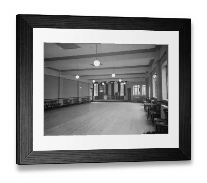 Framed Print : The empty dance floor at the Ideal Club in Sidcup, Kent. 1937 Framed Print : The empty dance floor at the Ideal Club in Sidcup, Kent. 1937