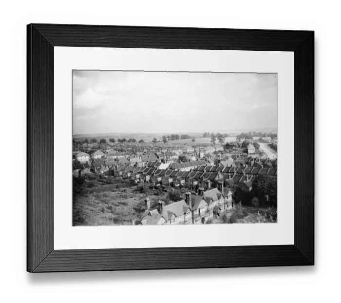 Framed Print : A view over Chislehurst, Kent. 1935 Framed Print : A view over Chislehurst, Kent. 1935