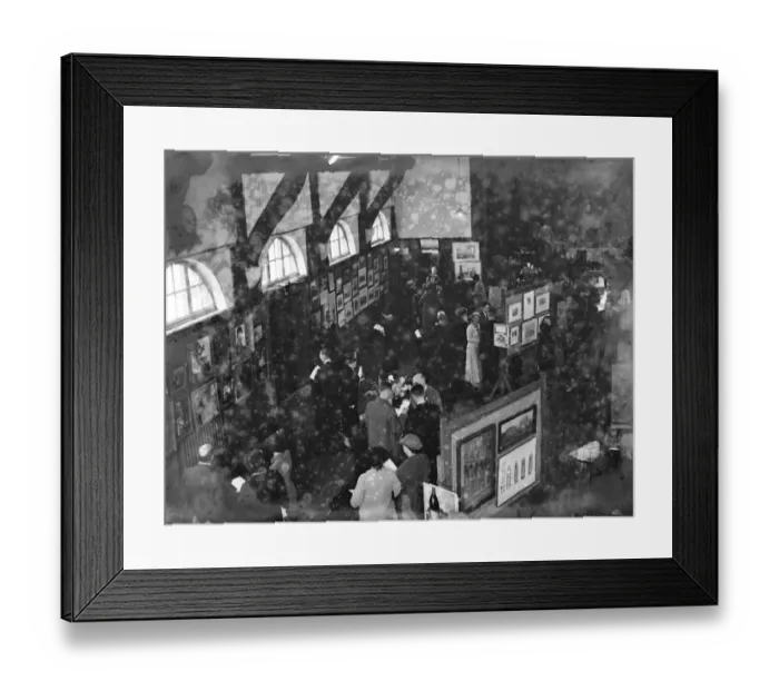 Framed Print : Eltham arts and crafts exhibition in Kent. 1936 Framed Print : Eltham arts and crafts exhibition in Kent. 1936