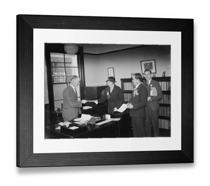 Framed Print : Bexleyheath election candidates. 1935 Framed Print : Bexleyheath election candidates. 1935