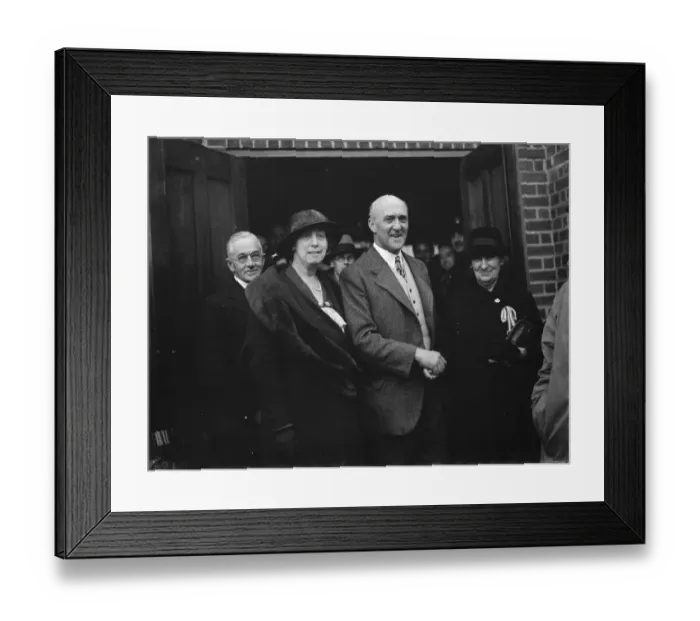 Framed Print : Lady and Sir W Smithers. 1935 Framed Print : Lady and Sir W Smithers. 1935