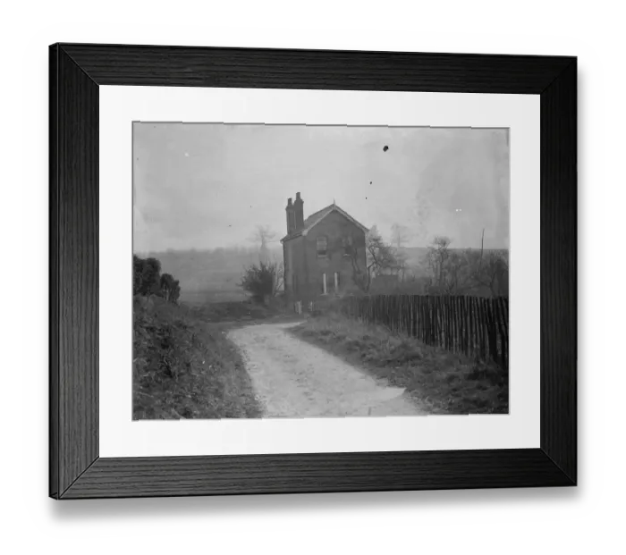 Framed Print : Forge House at Marling Cross. Kent. 1938 Framed Print : Forge House at Marling Cross. Kent. 1938