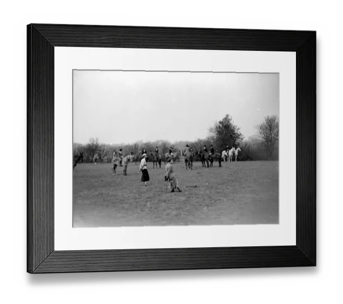 Framed Print : Hunting scene. 1934 Framed Print : Hunting scene. 1934