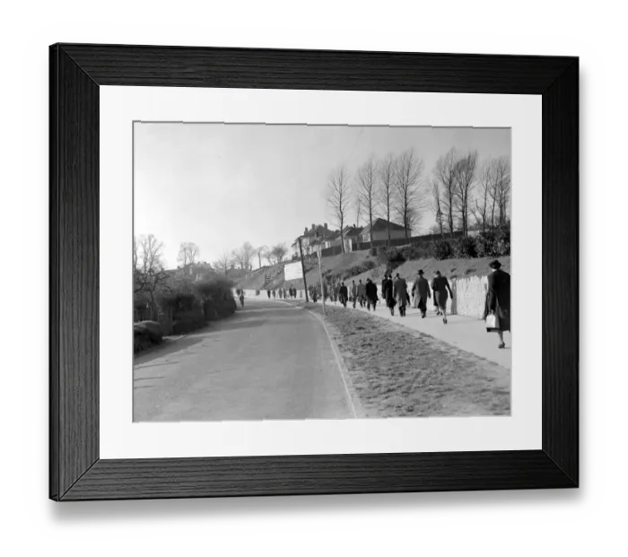 Framed Print : Crofton Road, Orpington. 11 February 1939 Framed Print : Crofton Road, Orpington. 11 February 1939