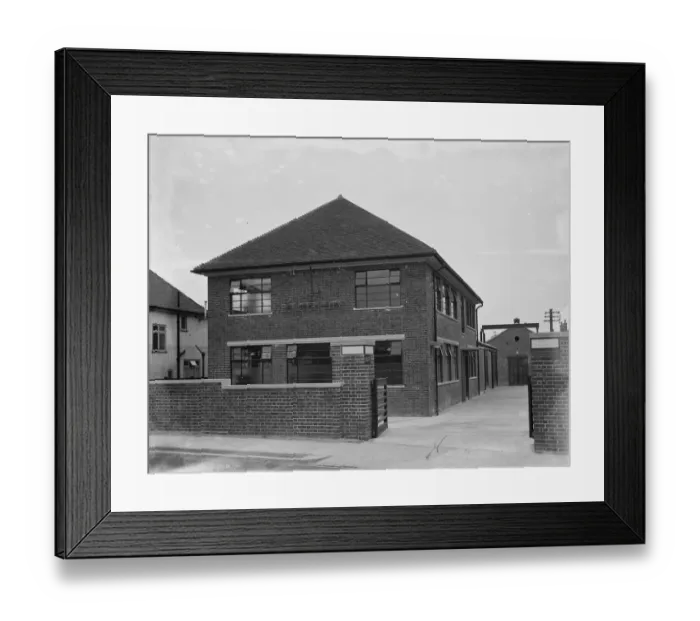 Framed Print : The opening of the Electricity Office in Orpington, Kent. 1936