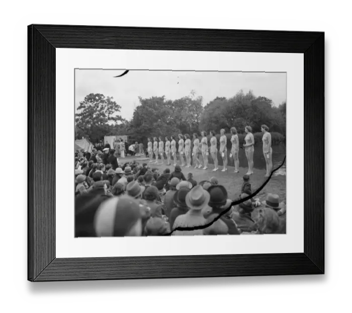Framed Print : The Bathing Girls at the Dartford Carnival in Kent. 1939 Framed Print : The Bathing Girls at the Dartford Carnival in Kent. 1939