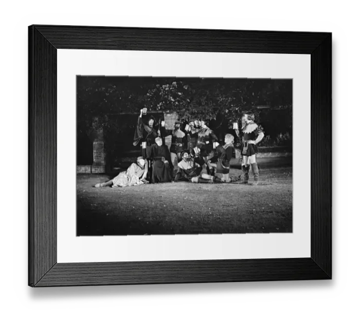 Framed Print : Actors at the pageant at Orpington, Kent. 1935