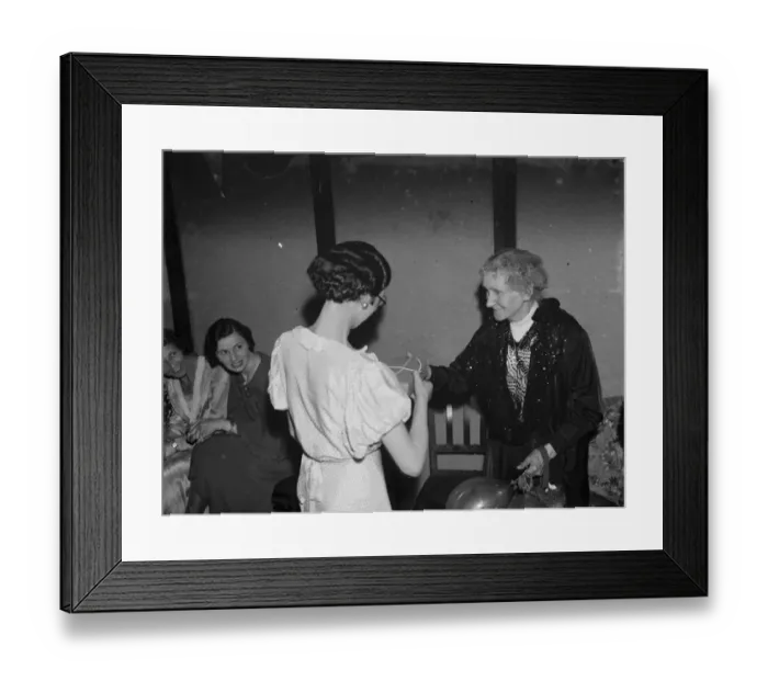 Framed Print : Granny Burton. 1935