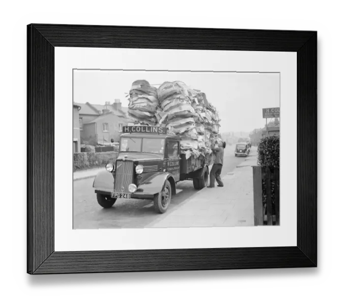 Framed Print : Iron metal and waste merchants. 1937 Framed Print : Iron metal and waste merchants. 1937